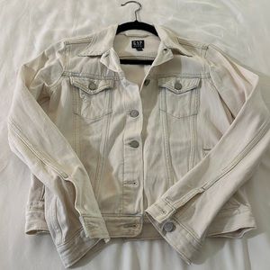 Gap White Jean Jacket
